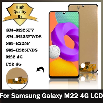 100% TEST LCD Za Samsung Galaksiji M22 Lcd Prikaži Dodirni Ekran Digitizer Skupština Za Samsung M22 4G M225 M225F/DS M225 F22 LCD