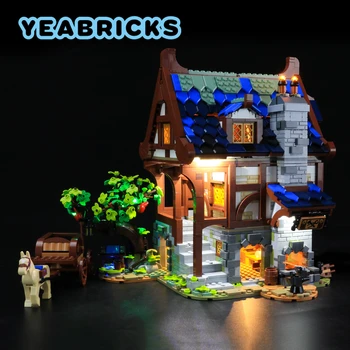 YEABRICKS Svetlo Pribor za 21325 Srednjevjekovni Kovača Bloka Set (NE Uključuju Model) Igračke za Decu