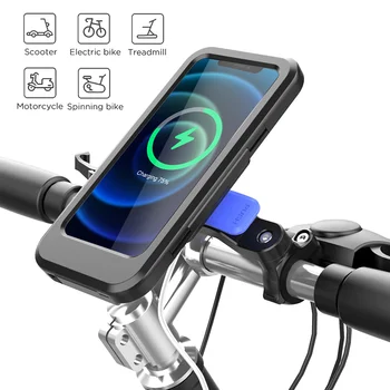 15W Motor Bicikl Telefon Držač Bežični Punjač Magnetno Vodootporne USB Bicikl Motor Gps Mobilni Telefon Podršku