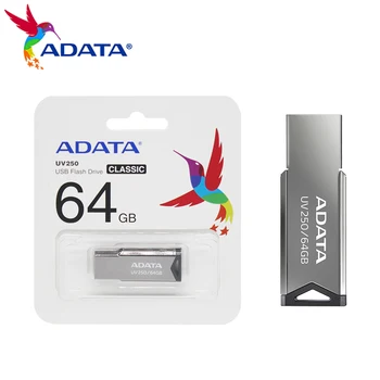 Adata USB 2.0 Metal Stick 32GB usb 16GB Pendrive 64GB Fleš Disk Za Kompjuter 100% Originalni UV250